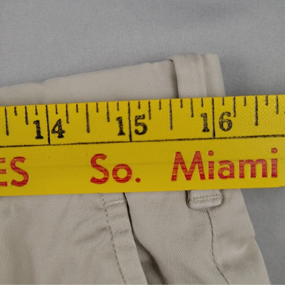 Polo Golf Ralph Lauren Shorts Mens 32 Beige Stretch Chino Golf Classic Fit Crest